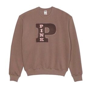 PINK Victoria Secret Ivy Fleece Classic Crew Sweatshirt